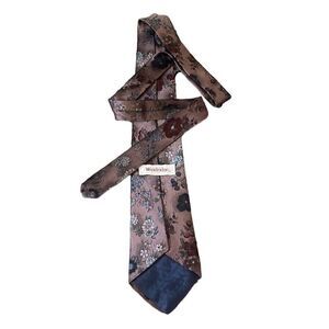 Vintage Windridge mauve floral Pattern Neck Tie 3.5 x 57
